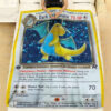 Anime Dark Dragonite 1st Edition Custom Pokemon Blanket