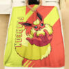 Anime Flareon Custom Pokemon Blanket