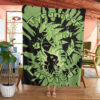 Evolve Larvitar within Tyranitar Tie Dye Face Custom Pokemon Blanket