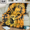 Evolve Jolteon Tie Dye Face Custom Pokemon Blanket