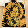 Evolve Jolteon Tie Dye Face Custom Pokemon Blanket