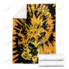 Evolve Jolteon Tie Dye Face Custom Pokemon Blanket