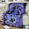 Evolve Glaceon Tie Dye Face Custom Pokemon Blanket