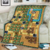 Game Super Mario Bros. 3 World 1 Map Custom Pokemon Blanket