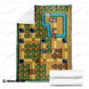 Game Super Mario Bros. 3 World 1 Map Custom Pokemon Blanket