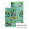 Bulbasaur Custom Pokemon Blanket