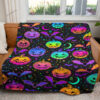 Halloween Seamless Pattern Custom Pokemon Blanket