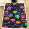 Halloween Seamless Pattern Custom Pokemon Blanket