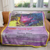 Gengar Stormfront Custom Pokemon Blanket