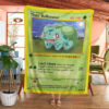 Anime Thicc Bulbasaur Custom Pokemon Blanket