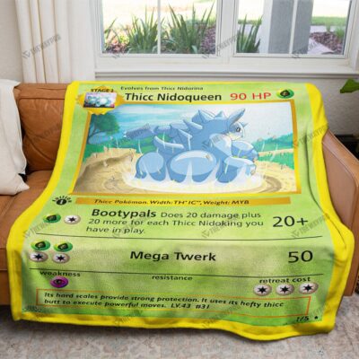 Thicc Nidoqueen Custom Pokemon Blanket