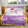 Christmas Mew Custom Name Gift Pokemon Blanket