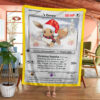 Christmas Eevee Custom Name Gift Pokemon Blanket