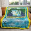 Blastoise Card Custom Pokemon Blanket