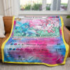 Anime Glaceon and Sylveon Duo Card Custom Pokemon Blanket