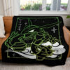 Anime Rayquaza Pokemon Blanket