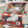 Sport Baseball Card 2011 Mike Trout Topps Update Rookie Card Custom Pokemon Blanket