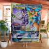 Anime YGO Dark Magician & Dark Magician Girl Custom Pokemon Blanket