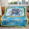 Poliwhirl Custom Pokemon Blanket