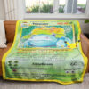 Venusaur Celebrations Custom Pokemon Blanket