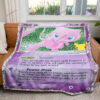 Mew EX Celebrations Custom Pokemon Blanket