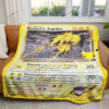 Rocket's Zapdos Celebrations Custom Pokemon Blanket