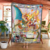 Anime Japanese Charizard EX Card Custom Pokemon Blanket