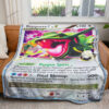 Rayquaza C Level X Diamond Pearl Custom Pokemon Blanket