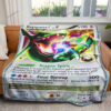 Rayquaza C Level X Supreme Victor Custom Pokemon Blanket