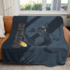 Anime Dark Mewtwo Custom Pokemon Blanket