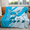 Anime Glaceon Custom Pokemon Blanket