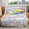 Dunsparce Mysterious Treasures Custom Pokemon Blanket