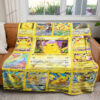 Anime Pikachu Cards Version 2 Custom Pokemon Blanket