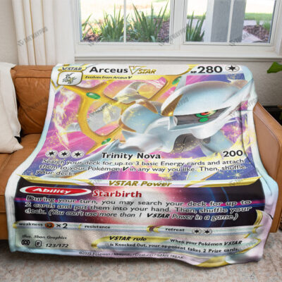 Arceus VSTAR Custom Pokemon Blanket