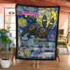 Anime Card Umbreon Van Gogh Hybrid Stain Glass Custom Pokemon Blanket