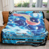 Greninja V Fusion Strike Custom Pokemon Blanket