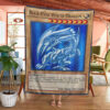 Blue Eyes White Dragon Card Custom Pokemon Blanket