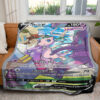 Mew V Fusion Strike Custom Pokemon Blanket