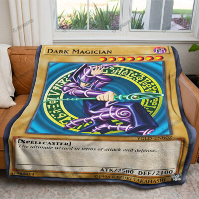 YGO Duel Links Cards Dark Magician Custom Pokemon Blanket
