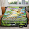 Leafeon V Custom Pokemon Blanket