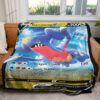 Garchomp V Astral Radiance Custom Pokemon Blanket