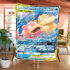 Japanese Slowpoke & Psyduck Custom Pokemon Blanket