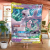 Japanese Mewtwo & Mew GX Custom Pokemon Blanket