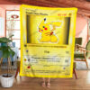 Thicc Pikachu Personalized Custom Pokemon Blanket