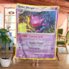 Gengar Stormfront Personalized Custom Pokemon Blanket