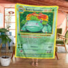 Venusaur Personalized Custom Pokemon Blanket