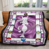 Mewtwo Custom Pokemon Blanket