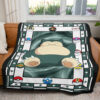 Snorlax Custom Pokemon Blanket