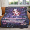 Painted Mewtwo Custom Pokemon Blanket