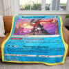 Radiant Greninja Card Custom Pokemon Blanket